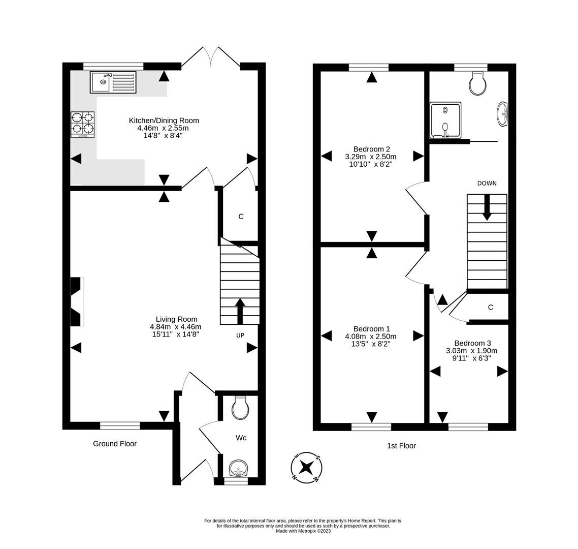 Property details for 8 Bittern Court, Dunfermline, KY11 8HE Offers Over
